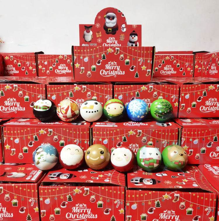 Pu Foam Ball 63mm Christmas Decompression