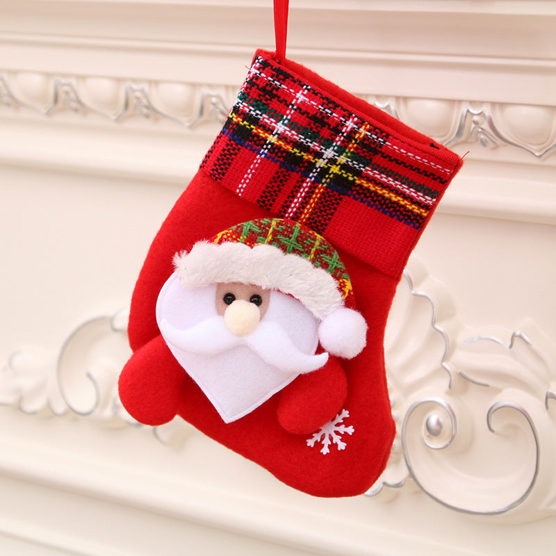 Christmas Decorations Santa Claus Socks Christmas Tree Pendant Christm