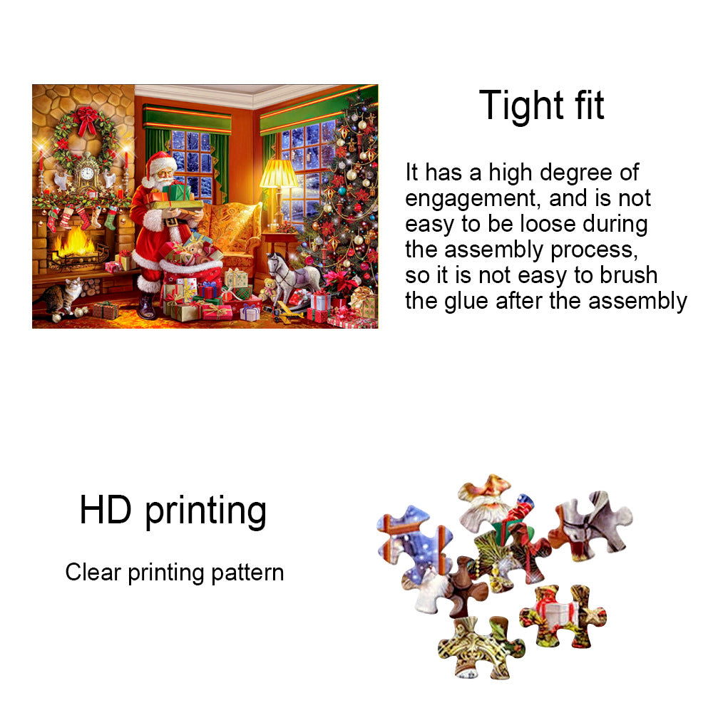 Children cartoon santa puzzle puzzle toys