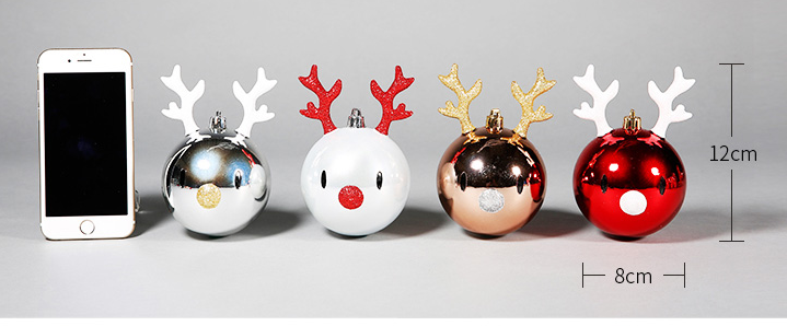 Christmas Ornaments Cute Gifts Reindeer Balls Stars Gingerbread
