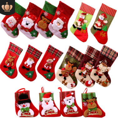 Christmas Decorations Santa Claus Socks Christmas Tree Pendant Christm