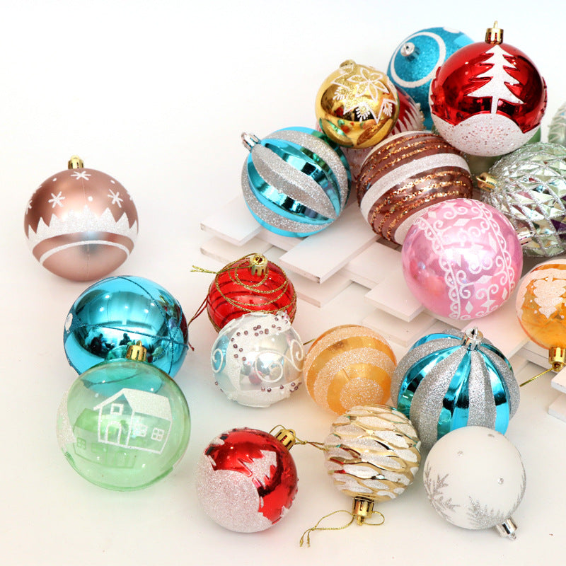 Christmas ball bright ball 6cm24 Christmas decorations
