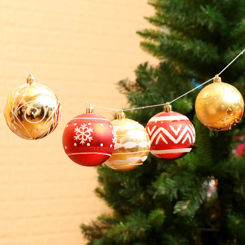 Christmas ball bright ball 6cm24 Christmas decorations