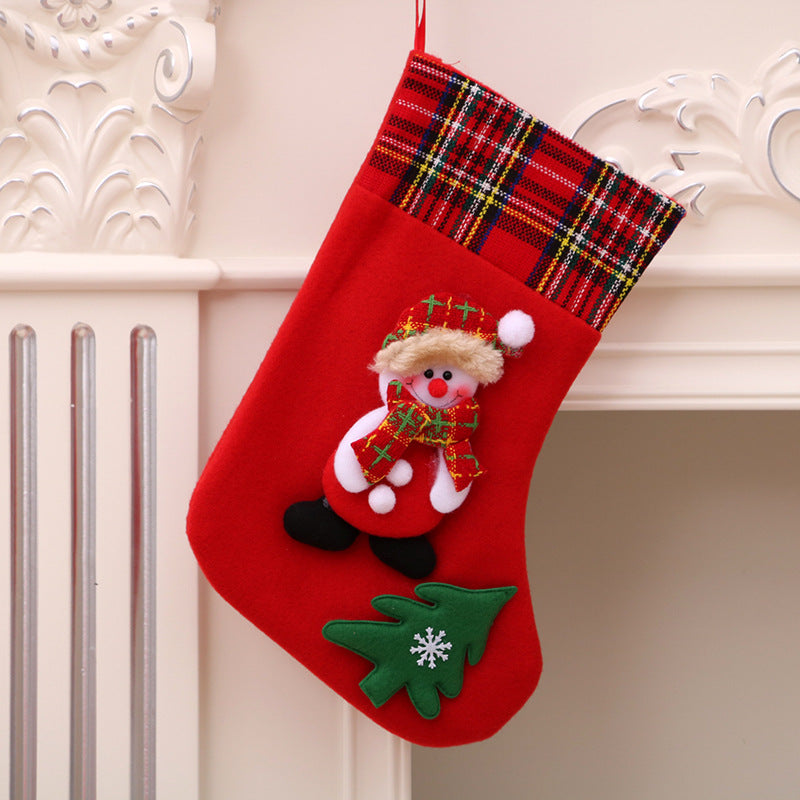 Christmas Decorations Santa Claus Socks Christmas Tree Pendant Christm