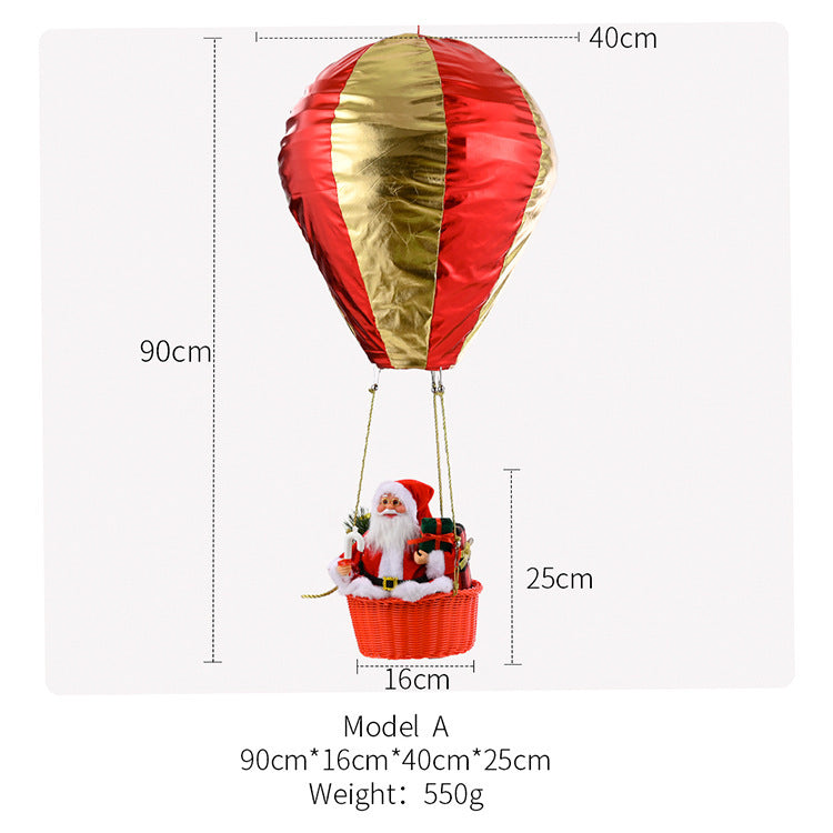Christmas Decoration Hot Air Balloon Atmosphere Ceiling
