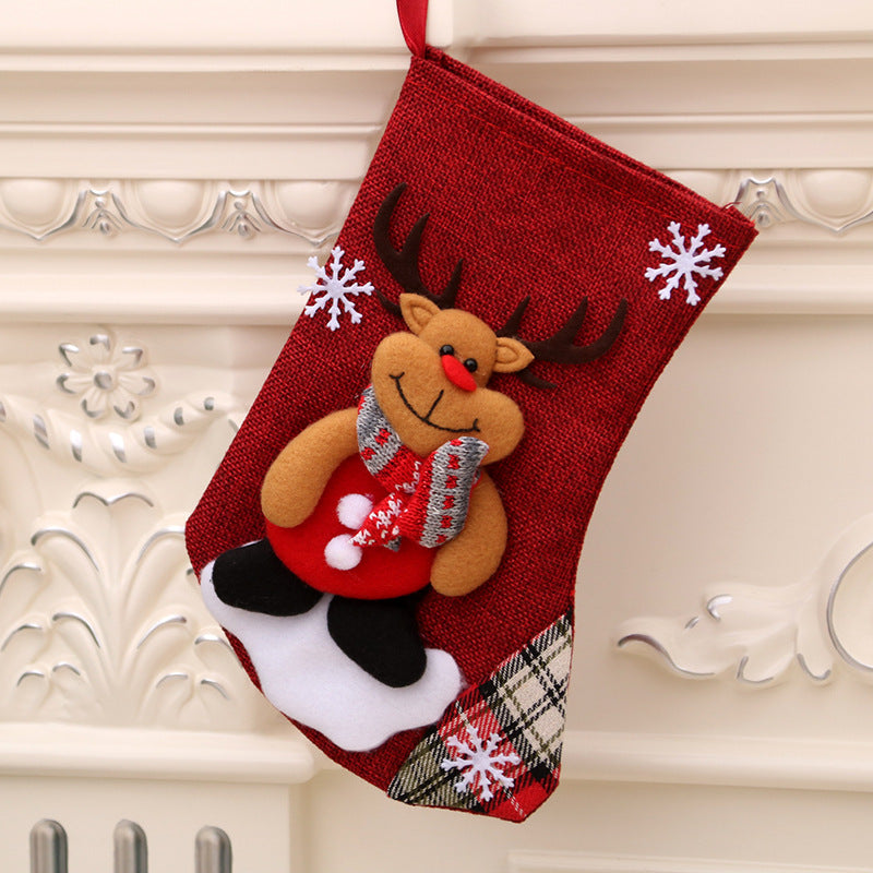 Christmas Decorations Santa Claus Socks Christmas Tree Pendant Christm