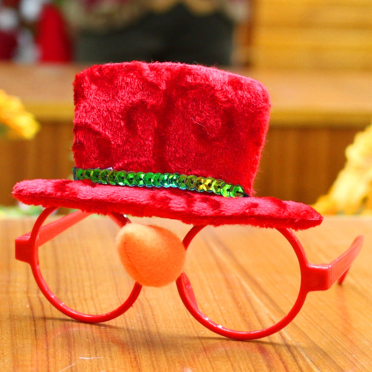 Christmas glasses frame Christmas party supplies Christmas gifts