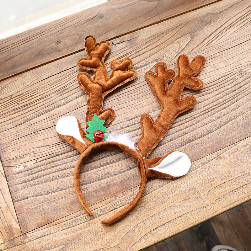 Christmas big deer horn Headband