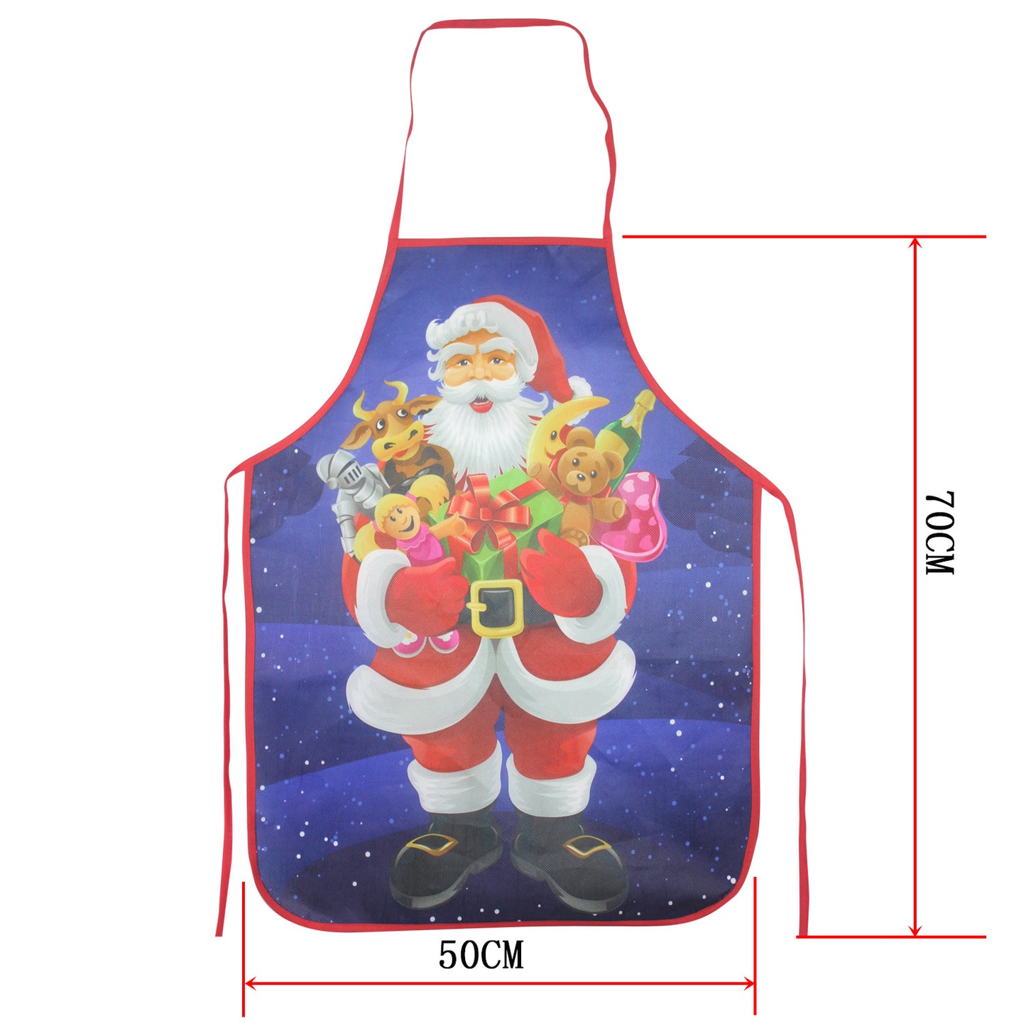 Santa Claus Snowman apron