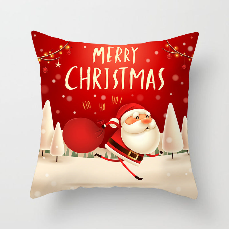 Santa snowman pillowcase