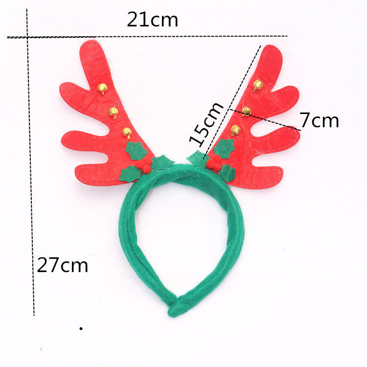 Christmas antler headband children adult headband