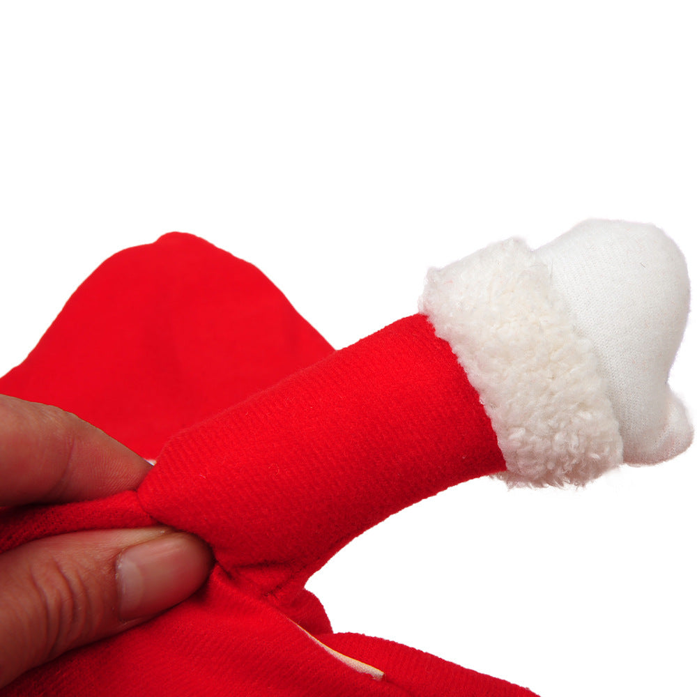 Pet clothes santa claus costume