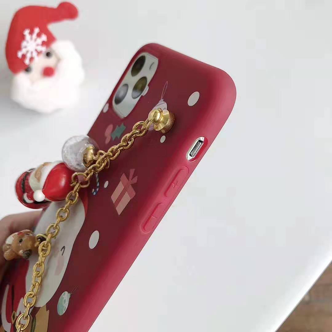 Cartoon santa claus phone case