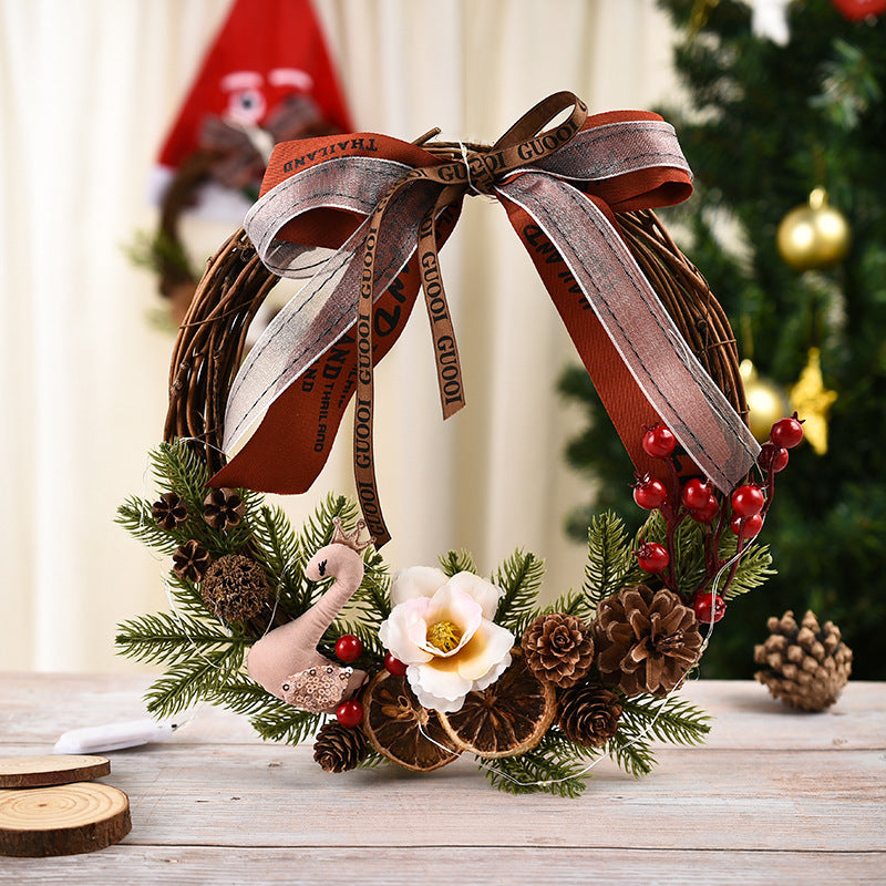 Christmas wreath, vine ring, pendant, mall ornaments