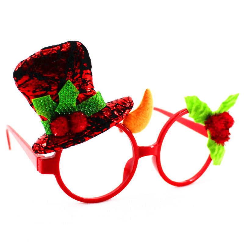 Christmas glasses frame Christmas party supplies Christmas gifts