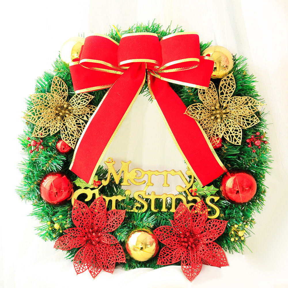 New Year Decorations Christmas Wreath Door Hanging