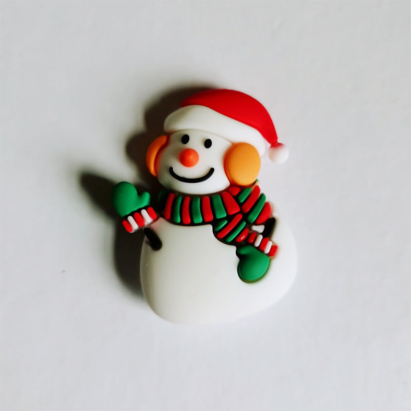 Soft Plastic Christmas Cake Decoration Ornaments