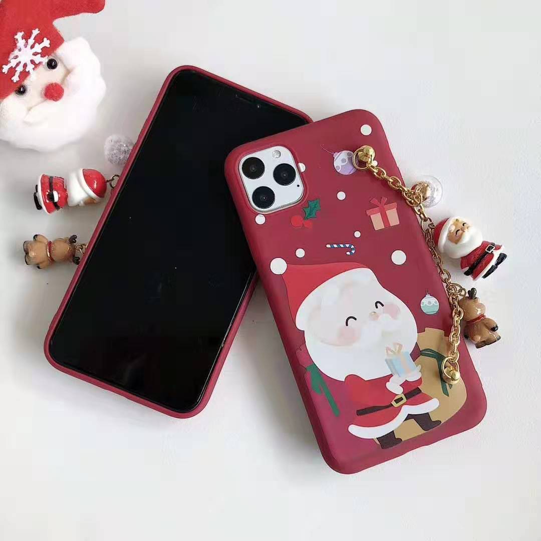 Cartoon santa claus phone case