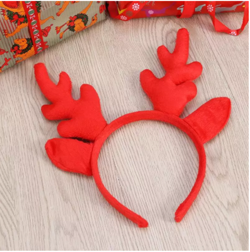 Christmas children's antler headband ball supplies