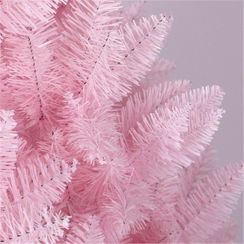 Christmas pink pointed gradient christmas tree