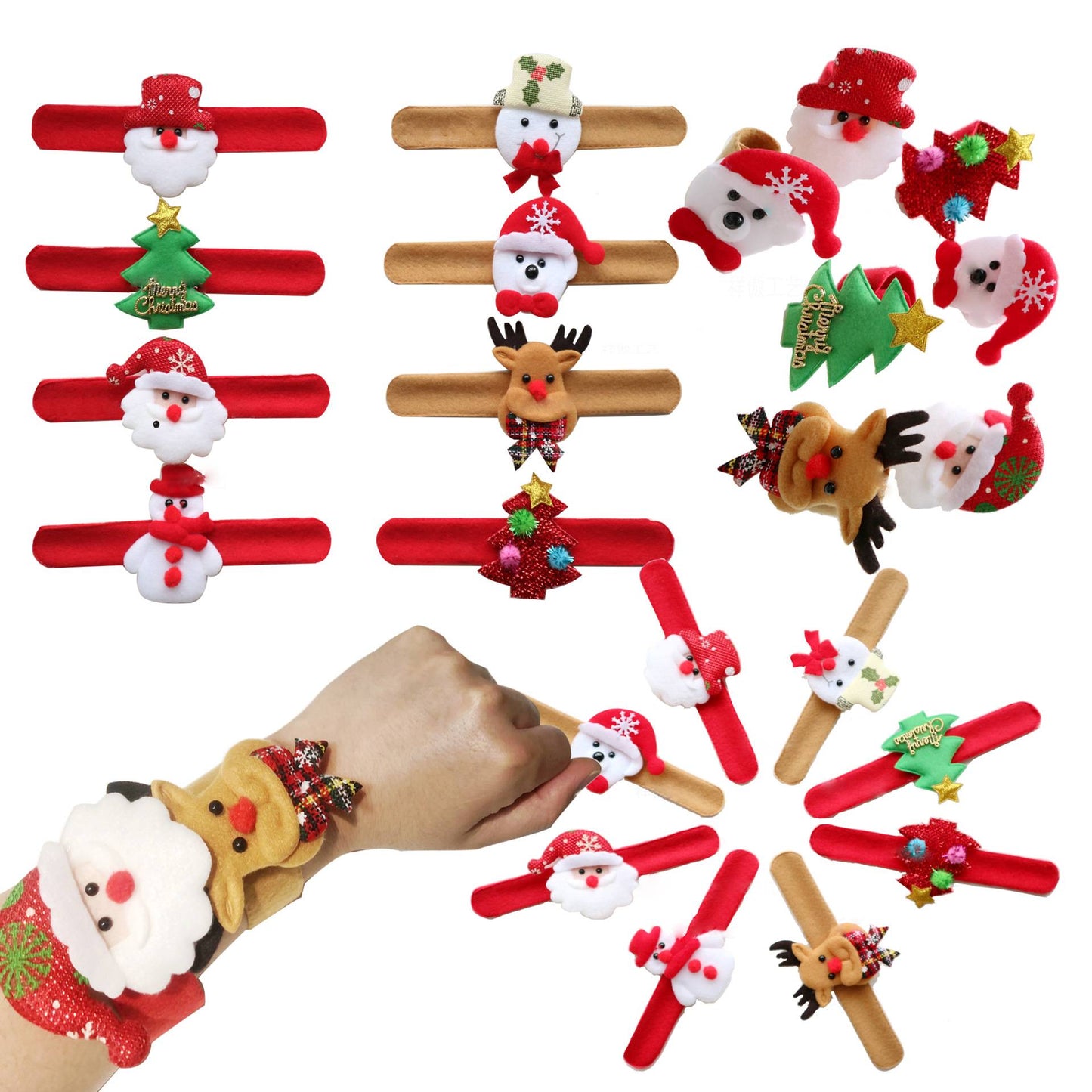 Plush Christmas Day Decorative Bracelet