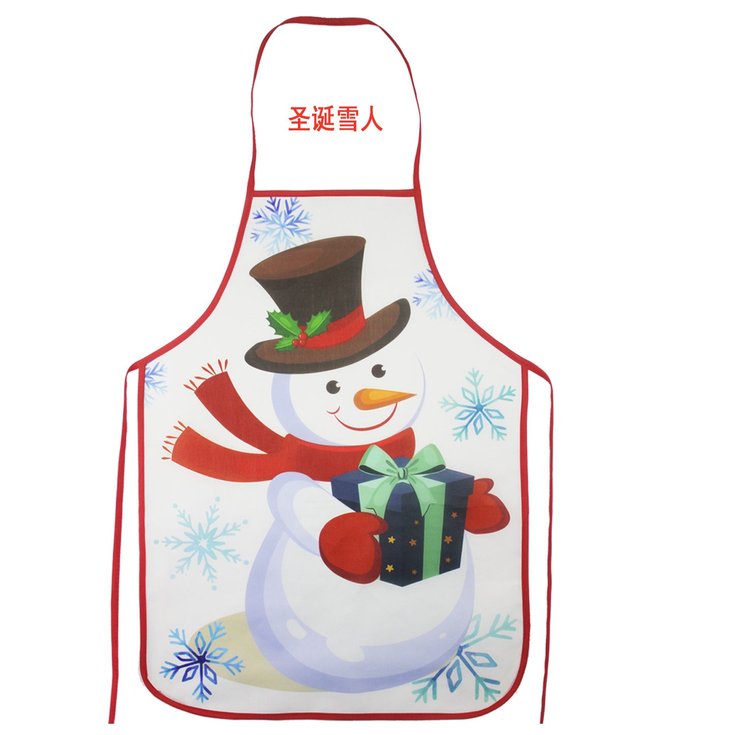 Santa Claus Snowman apron