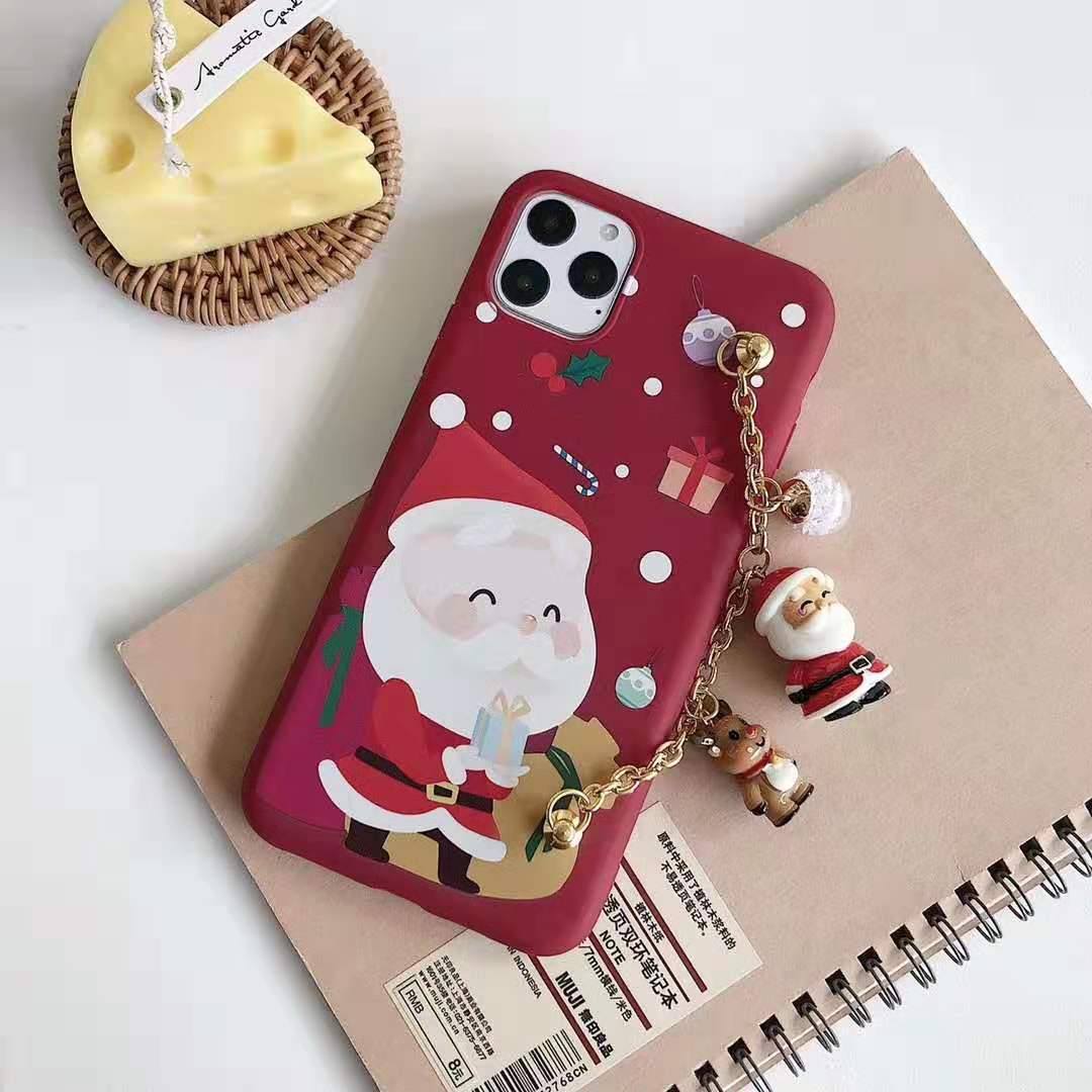 Cartoon santa claus phone case