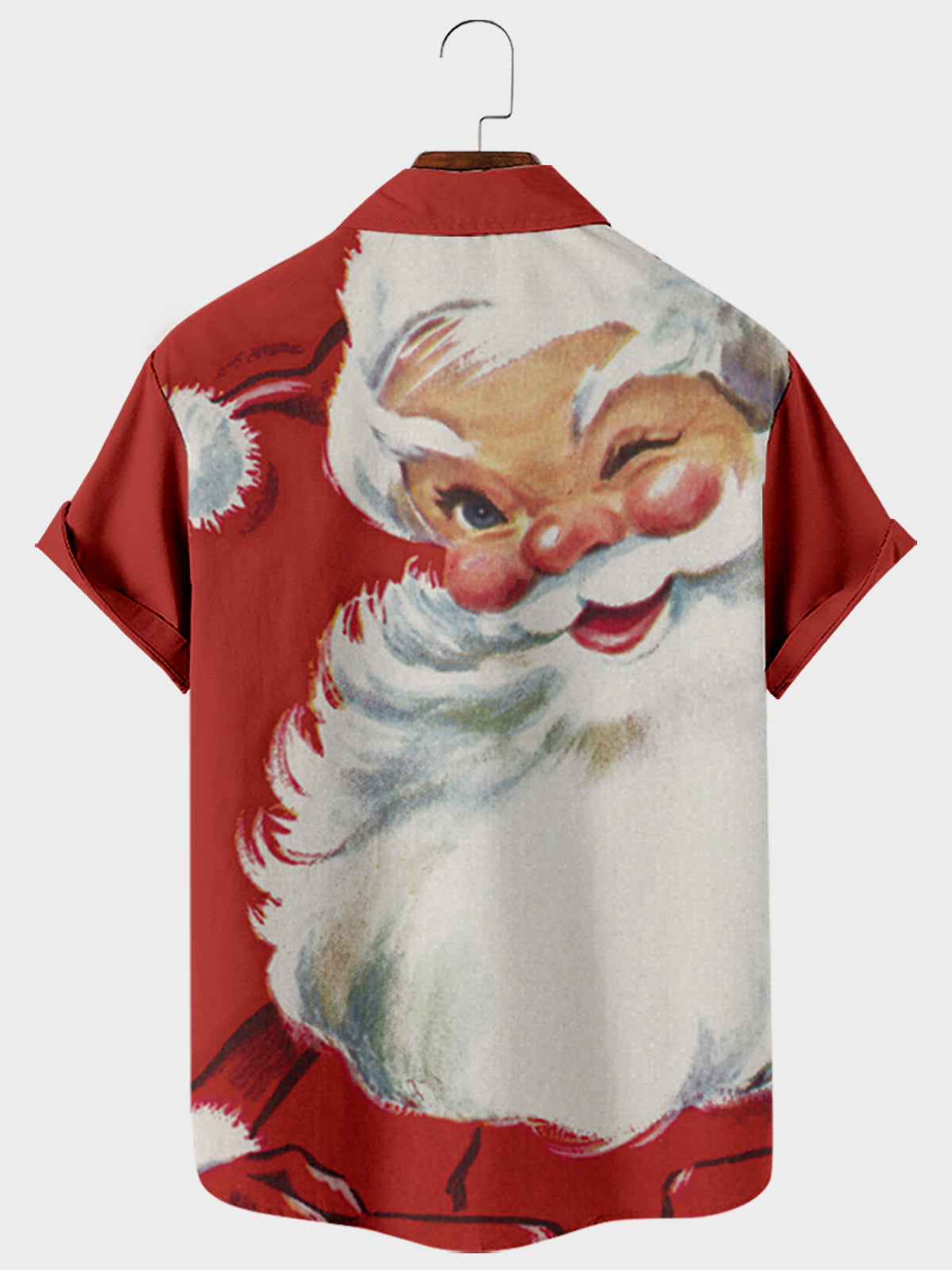 Santa Claus Digital Print Shirt