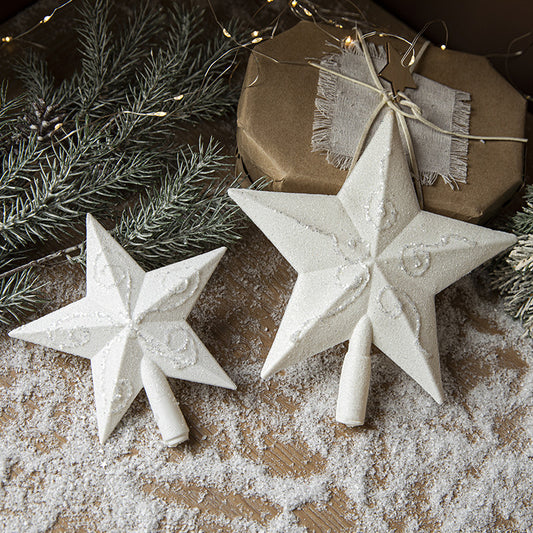Five Pointed Star Christmas Tree Decorations
