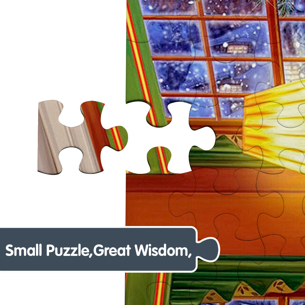Children cartoon santa puzzle puzzle toys