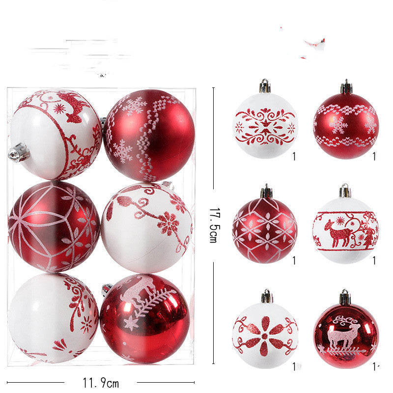 6 Hanging Ornaments Christmas Tree Decorations Pendant