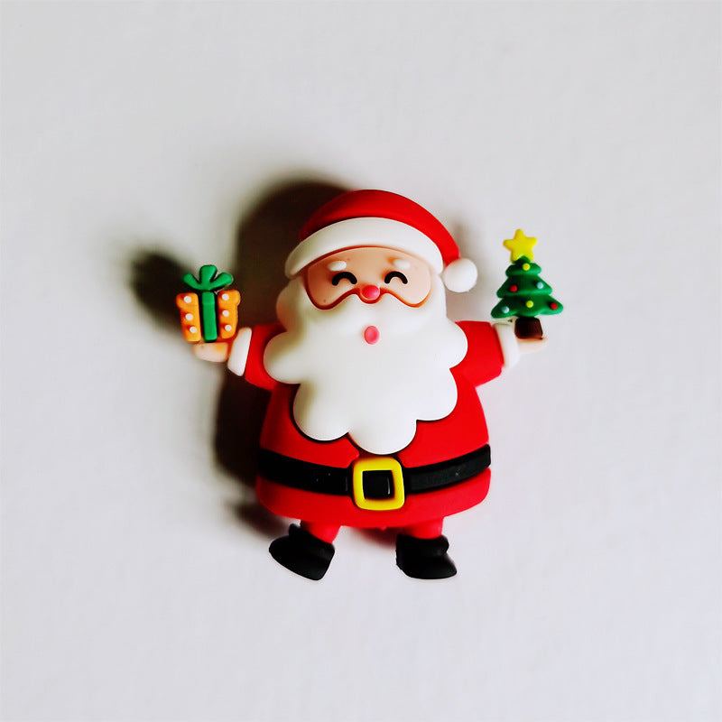 Soft Plastic Christmas Cake Decoration Ornaments