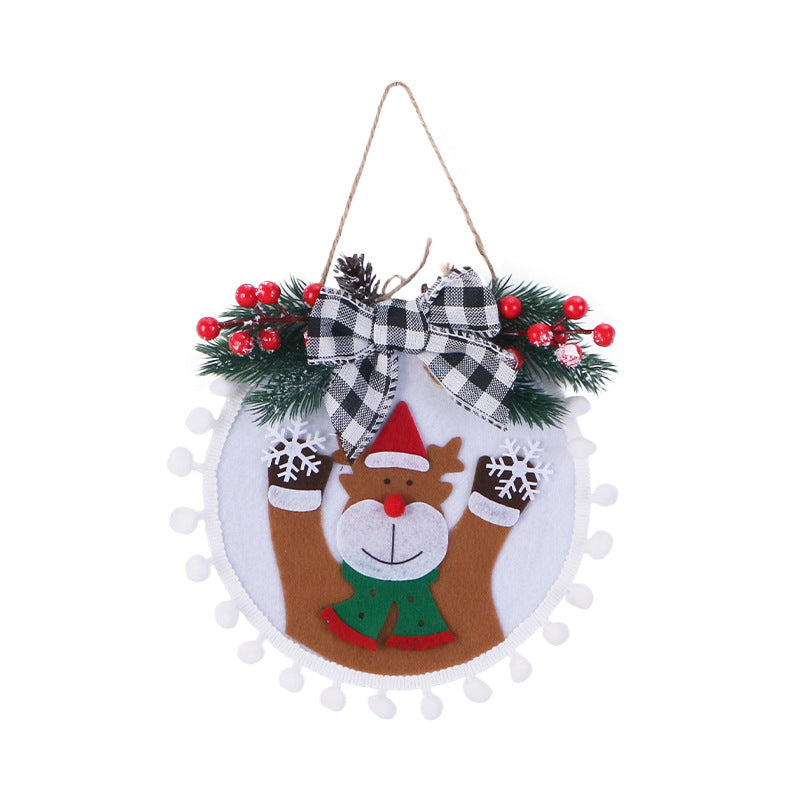 Old Snowman Reindeer Christmas Tree Ornaments