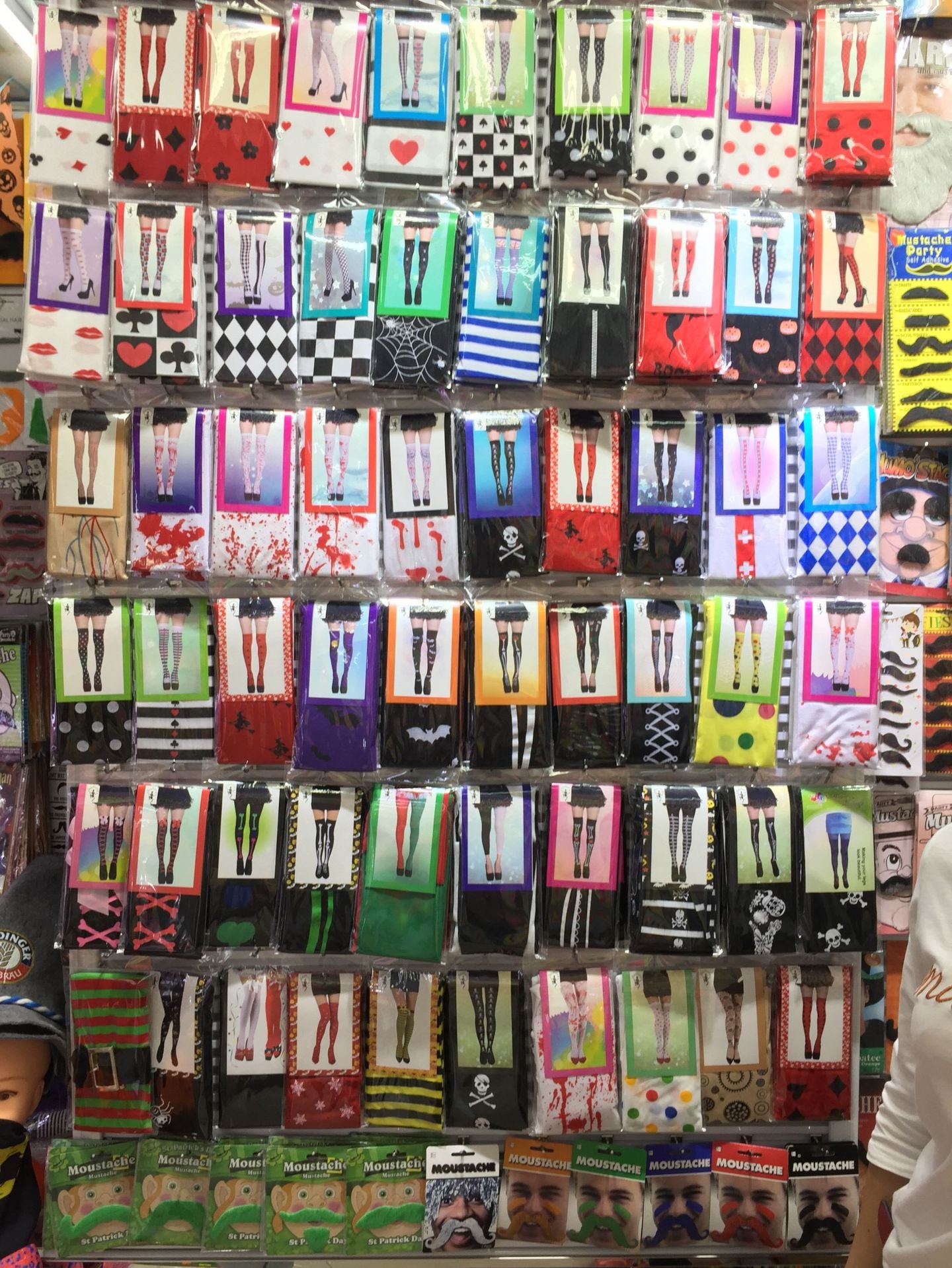 Christmas Striped Socks With Cute Accessories